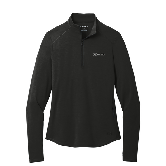 OGIO Women's Motion 1/4-Zip — Blacktop